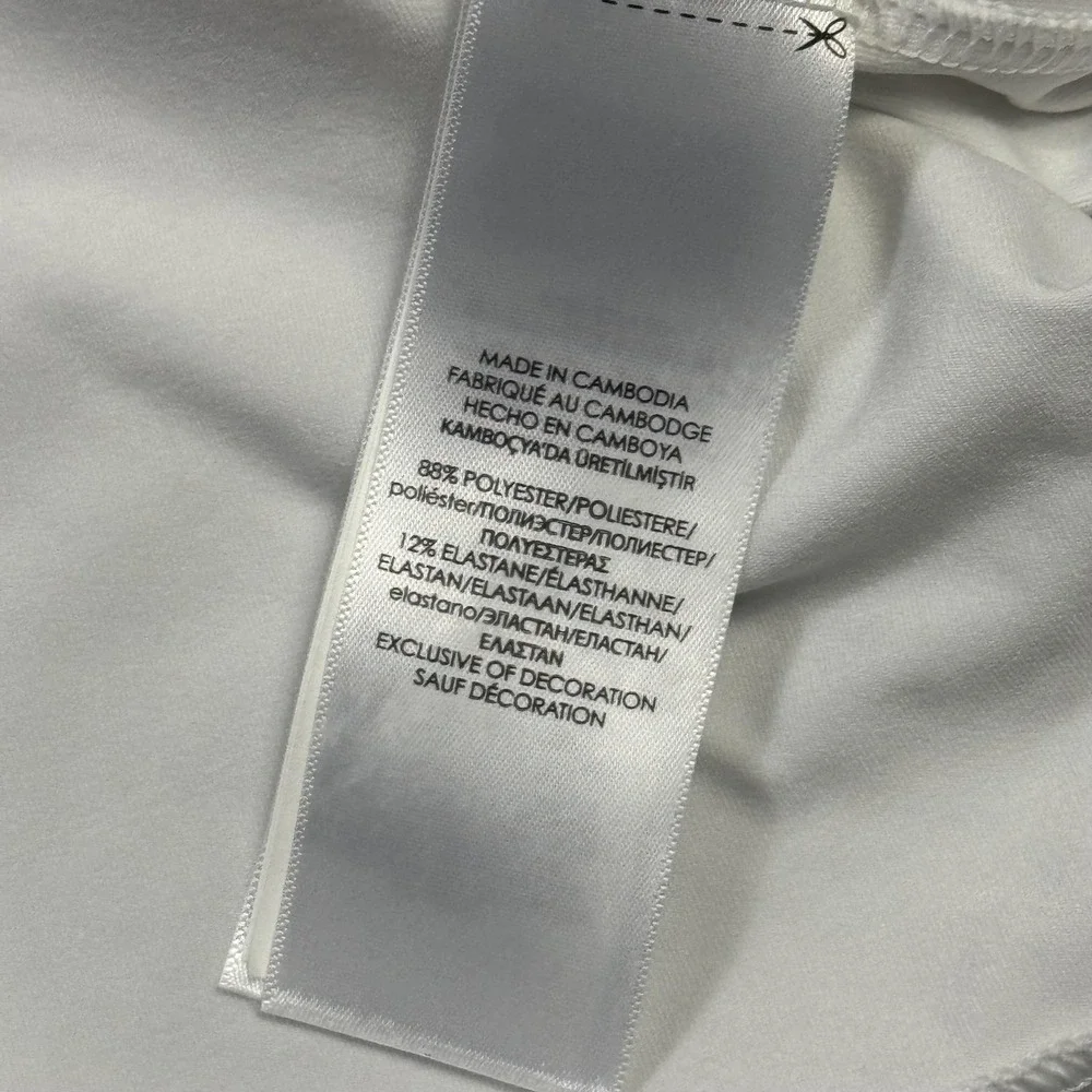 Polo Ralph Lauren Performance Golf Polo Shirt Mens Large White Polyester Spandex